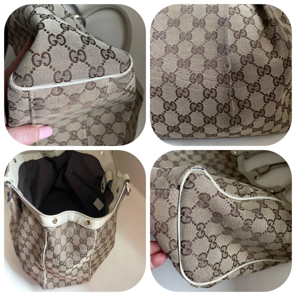 Auc Gucci GG Monogram Canvas Sukey Bag - Picture 12 of 12